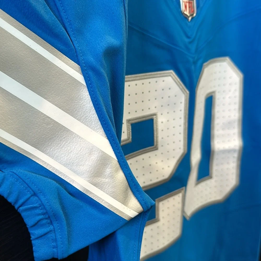 Barry Sanders Detroit Lions Nike Retired Player Vapor F.U.S.E. Elite NFL Jersey - Picture 5 of 8